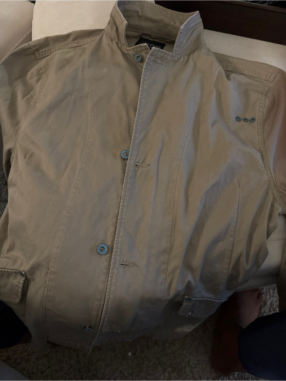 Tailored by Ambiguous Men’s Khaki Utility Jacket